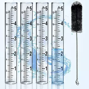 Plastic Rain Gauge Replacement Tube, 5'' Capacity Rain Gauges Replacement Tubes - Picture 1 of 13