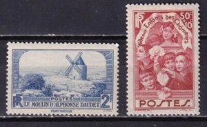 Francia - 1936 - Yvert 311/312 - Molino Daudet y Enfants de Chomeurs - MNH/MH - Picture 1 of 2