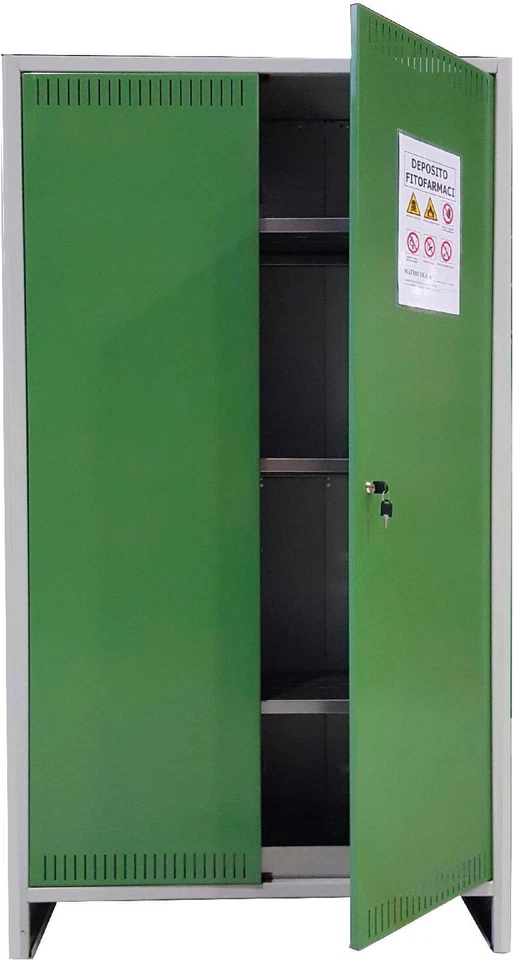 Pro Metal Armadio Per Fitofarmaci Kit 2A cm 100X40X179H OS110K10175F.N - Immagine 1 di 1