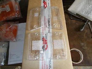 SERIE GEMME BIANCHE PER FRECCE PIAGGIO VESPA 50 HP + KIT 4 LAMPADINE ARANCIONI - Imagen 1 de 1