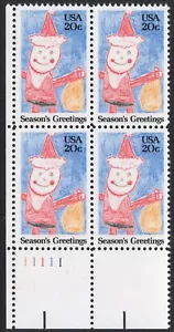 US #2108 20¢ Christmas Santa LL Plate Block 1984 MNH A - Picture 1 of 1