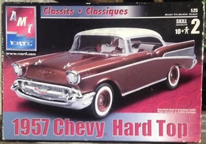 1957 Chevy, Chevrolet Two Door Hard Top AMT 1/25 Scale Plastic Model Kit - Picture 1 of 4
