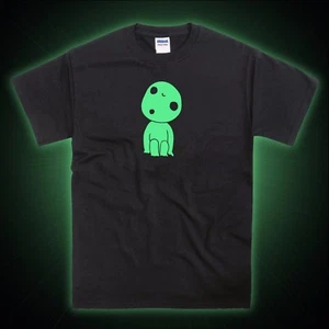 Kodama Child Tree Forest Spirit Glow in the Dark T-Shirt - Picture 1 of 3