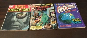 Secrets Of Sinister House, Midnight Tales, Elettronica! 3 fumetti! - Foto 1 di 10