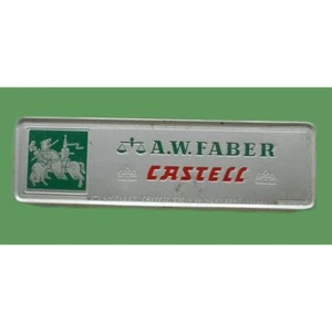 Matite vintage AW Faber Castell 2H n. 9000 in latta disegno Norimberga Germania - Foto 1 di 10