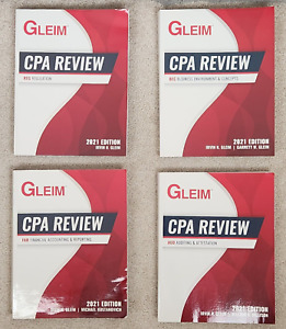 GLEIM CPA REVIEW 2021 Complete Set - FAR, AUD, REG, & BEC Accounting Exam Prep