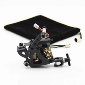 Coil Tattoo Machine Frame Beginner Gun 10 Wrap Liner Shader Alloy Lightweight - Picture 1 of 5
