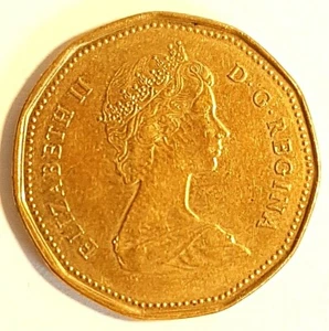 Kanadische 1 Dollar Münze (Loonie) 1989 - Bild 1 von 3