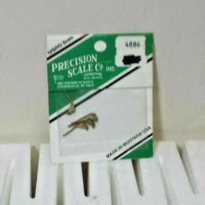 Precision Scale 4886 HO Brass Bracket, 2-pipe cooling coil, .035" core Pack of 4 - Picture 1 of 1