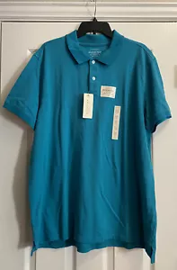 Neu mit Etikett Sonoma Lifestyle Vintage Herren Gr. XL Weekend Poloshirt perfekte Passform türkis - Bild 1 von 12