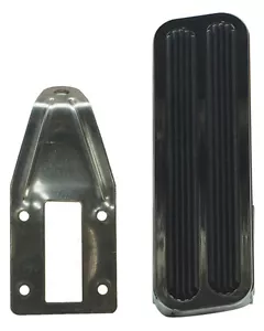 Floor mount Rectangle Universal Style Gas Pedal Throttle Assembly Polished - Foto 1 di 1