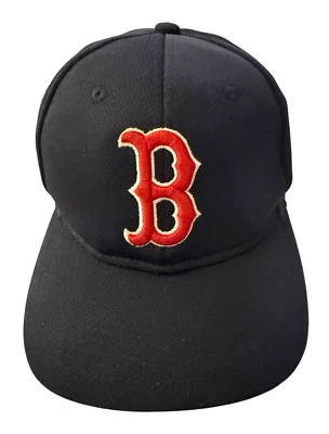 Chapéu Boston Red Sox azul com ponto vermelho B ajustável chapéu juvenil equipe MLB beisebol - Imagem 1 de 4