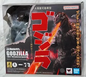 BANDAI S.H.MONSTERARTS GODZILLA (1954) 70° ANNIVERSARIO SPECIAL VER. FIGURINA - Foto 1 di 8