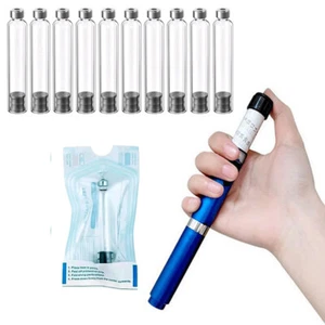 1x Magic Pen 10x Bottiglie Vuote Cassetta Cartuccia di Insulina per Penna per Insulina - Foto 1 di 13