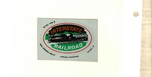 BONITA PEGATINA ANTIGUA DE MEDIADOS DE LOS 80 FERROCARRIL INTERESTATAL MINERÍA DE CARBÓN # 1396 - Imagen 1 de 2