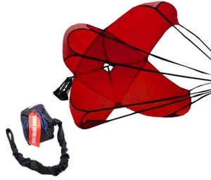 RJS RACING EQUIPMENT DRAG PARACHUTE SPRING LOADED RED DRAG CHUTE 7000404 - Picture 1 of 10
