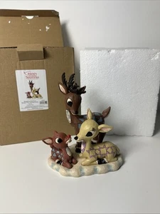 JIM SHORE Rudolph Traditions 'Rudolph das Rentier mit der roten Nase mit Mama & Papa - Bild 1 von 8