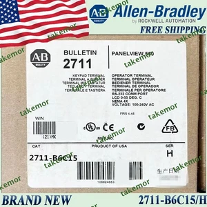 2711-B6C15/H nuovissimo Factory AB PanelView 2711B6C15 serH spedizione gratuita stock USA - Foto 1 di 7