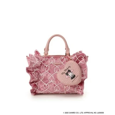 MY MELODY Samantha Vega Frill BAG & Pouch case set Size(bag) 19×17×10cm New - Image 1 of 4