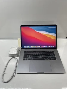 Apple MacBook Pro Laptop A1990 i7-9750H 16GB RAM 500GB NvME TouchBar FRENCH - Picture 1 of 12
