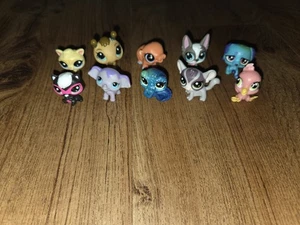 Lot of 10 Mini LPS Littlest Pet Shop Figurines - Picture 1 of 5