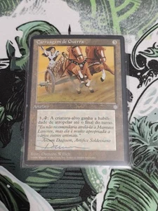 1x Signed War Chariot Magic The Gathering Portuguese Artist Print - Picture 1 of 2