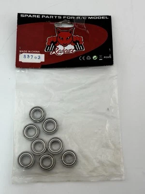 NEW - Redcat Racing  8x16x5mm Ball Bearing 8pcs 85763 Hobbie shop RC parts - Image 1 of 4