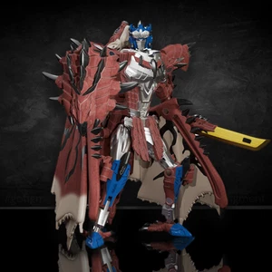 Liolaeus (Rathalos) Prime - Monster Hunter and Transformers Action Figure - Picture 1 of 9