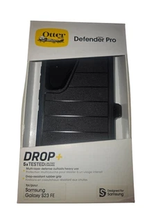 OtterBox - Defender Series Hülle für Samsung Galaxy S23 FE - Schwarz - Bild 1 von 3