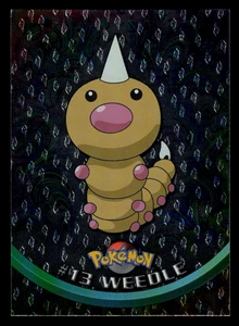 NM - Pokemon Topps Weedle #13 TV Animation Edition Flames Silver Foil - Bild 1 von 2