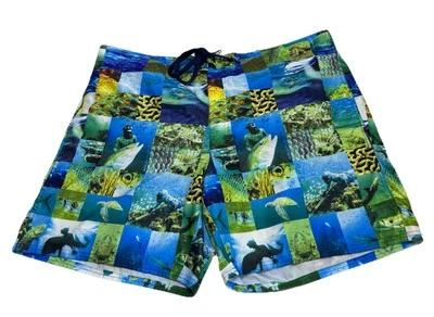 Bañador Pantalones Cortos Para Hombre XXL 2XL Reel Legends Aquaflage Biología Marina Foto 1 de 4
