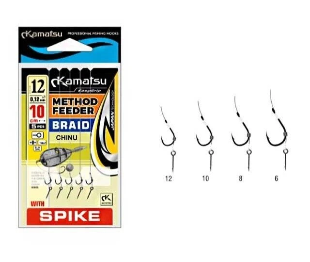 Ganci chinu già legati per intrecciare taglia 6/8/10/12. Carpa alimentatore... - Immagine 1 di 1