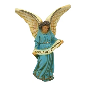 Vintage 50er Jahre Gloria Engel Weihnachten Krippe Kreidegeschirr groß 7" hoch - Bild 1 von 11