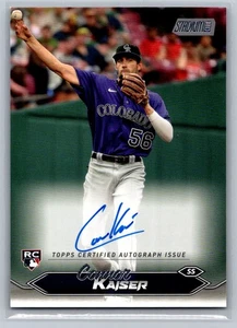2024 Stadium Club #SCBA-CKA Connor Kaiser Autographs Colorado Rockies - Picture 1 of 2