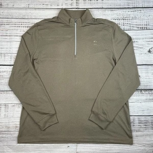 Omni Grove Park Inn 1/4 Zip Beige Golf 1/4 Zip Pullover Asheville NC Sz Large - Picture 1 of 8