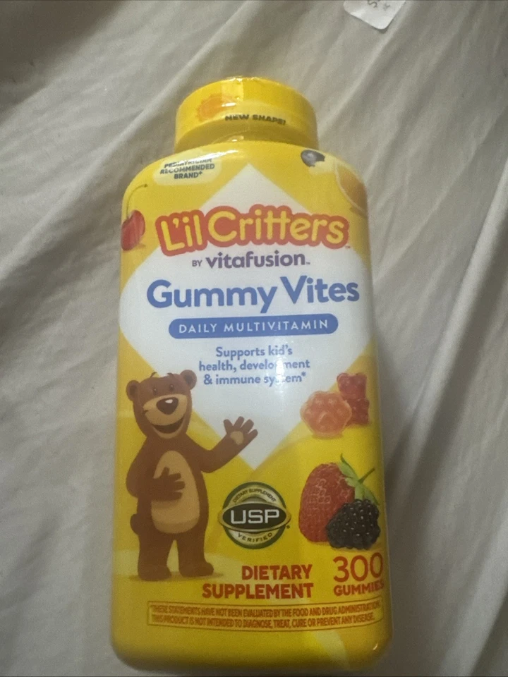 Lil’ Critters Vitafusion 软糖维生素 多种维生素,300 克拉 健康 — 第 1/4 张图片