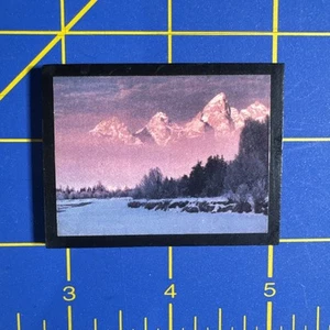 Vintage Grand Tetons Wyoming USA Sammlerstück Kühlschrankmagnet - Bild 1 von 3