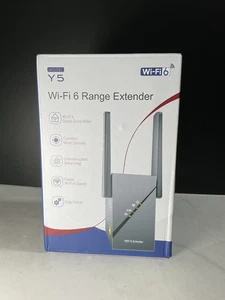 Wifi 6 Extender High Power Range Extender Model Y5 Boosts 5G Schwarz - Bild 1 von 3