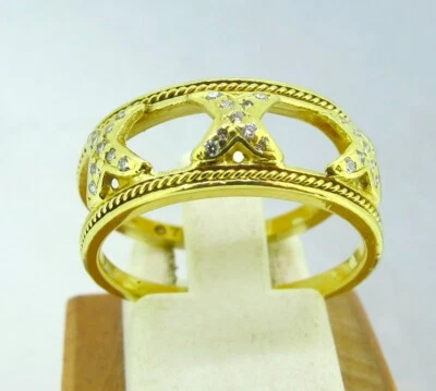 18kt Yellow Gold Hidalgo Diamond Ring Enhancer Size 7 - Image 1 of 4