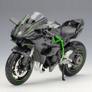 1/12 2015 Kawasaki Ninja H2R Motorcycle Model Diecast Toy Car Kids Boys Gifts - Picture 1 of 9