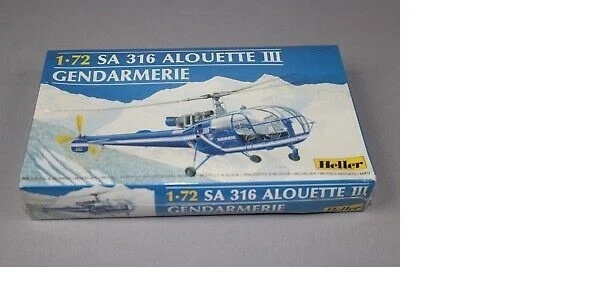HELLER 80286  SA 316 ALOUETTE III SCALA 1/72 - Immagine 1 di 1