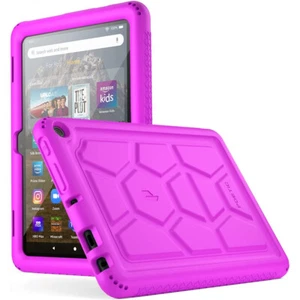 For Amazon Fire HD 8 / Fire HD 8 Plus 2022 Case Poetic Purple Silicone Cover - Picture 1 of 7