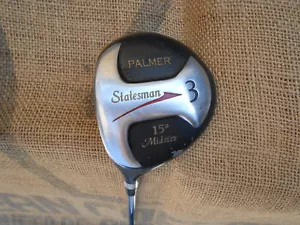 PALMER Statesman Midize #3 Wood 15° ⛳ Steel Firm Flex ⛳ Left Hand - Picture 1 of 7
