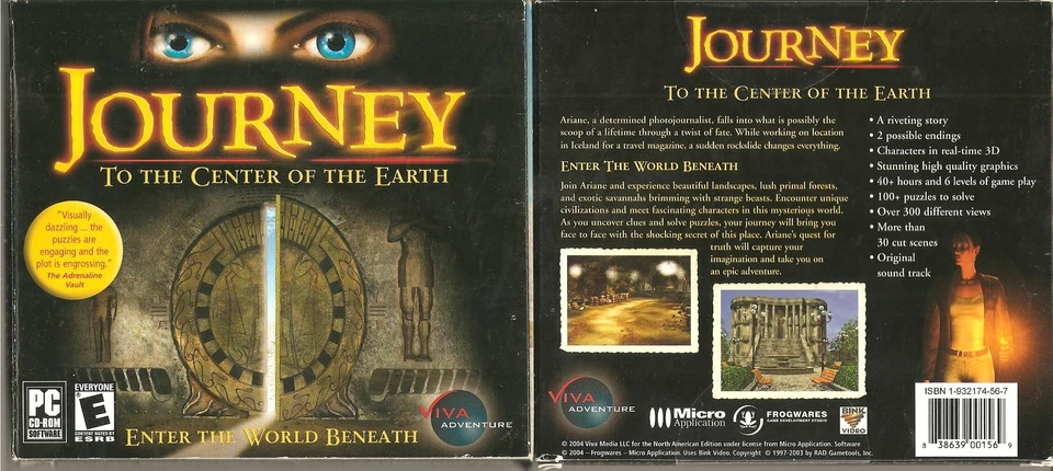 BNIP Journey to the Center of the Earth (Jewel Case) - Image 1 of 1