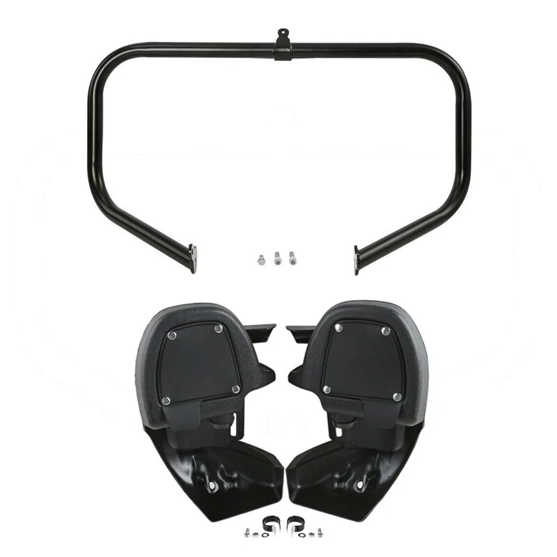 Lower Vented Leg Fairings & Engine Bar Fit For Harley Street Road Glide 09-13 12 - Изображение 1 из 4