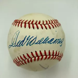Ted Williams & Carl Yastrzemski Signed Vintage American League Baseball PSA DNA - Picture 1 of 7
