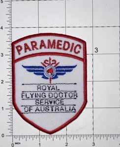 Red Paramedic Royal Flying Doctor Service Of Australia Patch Repro New A278 - Picture 1 of 1