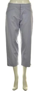 Tehama Womens Pants Size 6 Lavender Purple Solid Capri Straight Leg Slacks - Picture 1 of 4