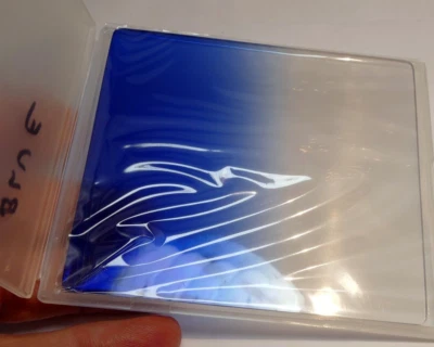 Blue Graduated Gradual Filter 84X95mm square drop in for Cokin M  P system - Image 1 of 3