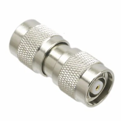 Reverse Polarity Adapter RP-TNC male to RPTNC male RF coaxial connector straight - Image 1 of 4